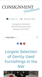 Mobile Screenshot of consignment-nw.com