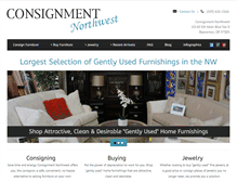 Tablet Screenshot of consignment-nw.com